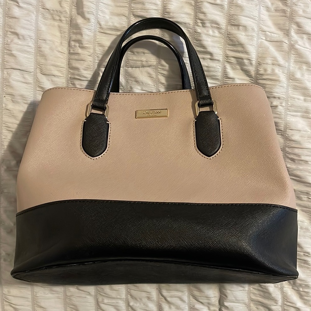 Tan/black Kate Spade handbag